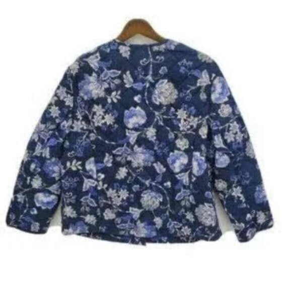 Talbots Quilted Flora Jacket - Picture 2 of 5